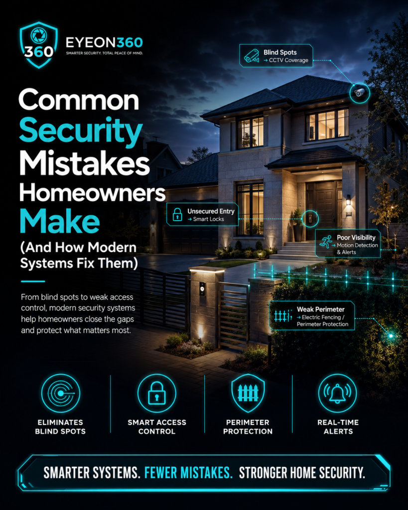 Common Security Mistakes Homeowners Make (And How Modern Security Solutions Fix Them)